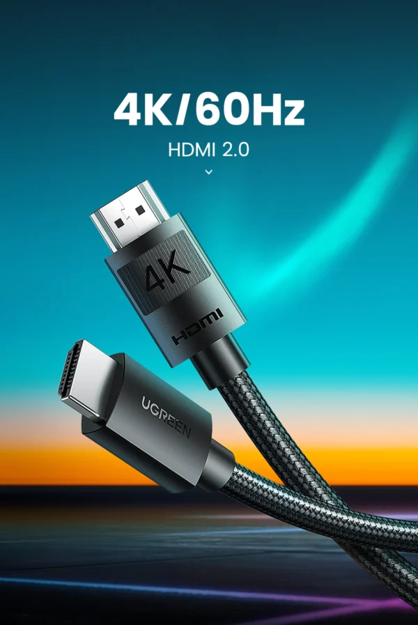 UGREEN 4K HDMI 10m Nylon Braided Cable - Image 2