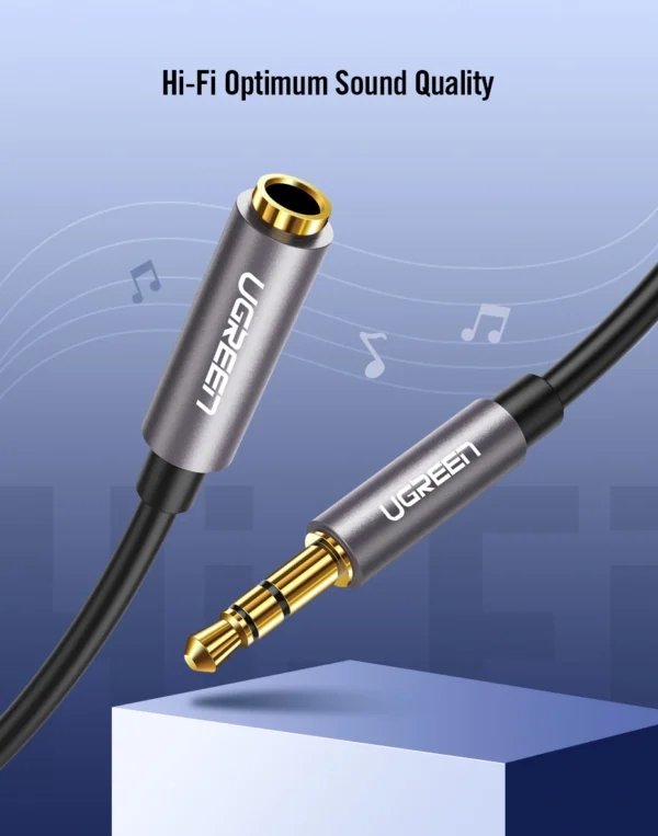 UGREEN 3.5mm Male to 3.5mm Female 1.5m Extension Cable - Image 7