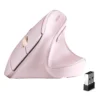 UGREEN 2.4GHz Wireless Vertical Mouse – Pink (M571 - 55917)