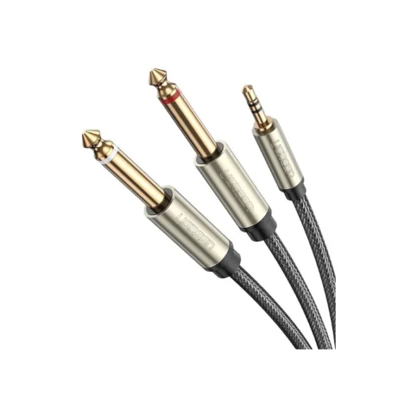 UGREEN 3.5mm TRS to Dual 6.35mm TS 3 Meter Audio Cable - AV126 – 10618