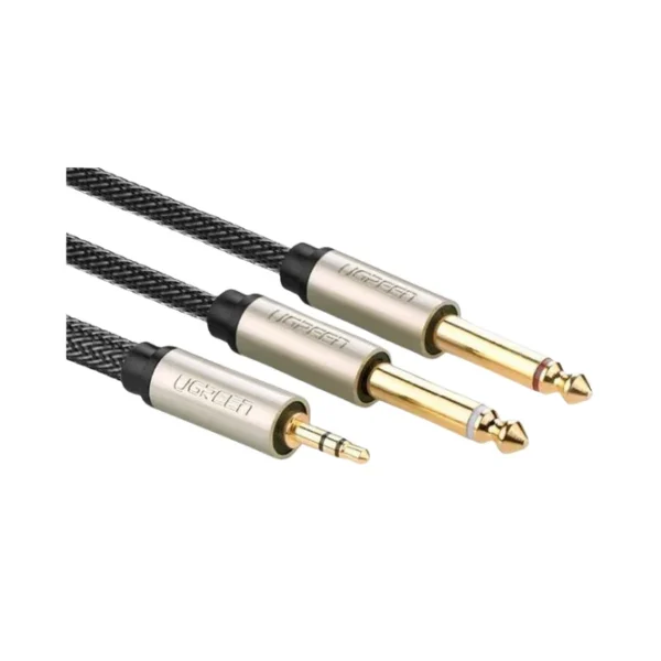 UGREEN 3.5mm TRS to Dual 6.35mm TS 3m Audio Cable - Image 2
