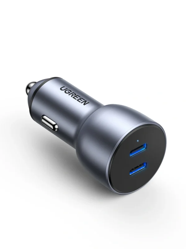 UGREEN 50W Dual Type-C Port Car Charger - Image 2