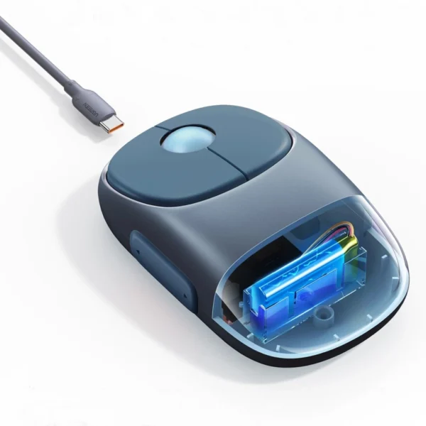 UGREEN Bluetooth + Wireless Rechargeable Mouse - Image 6