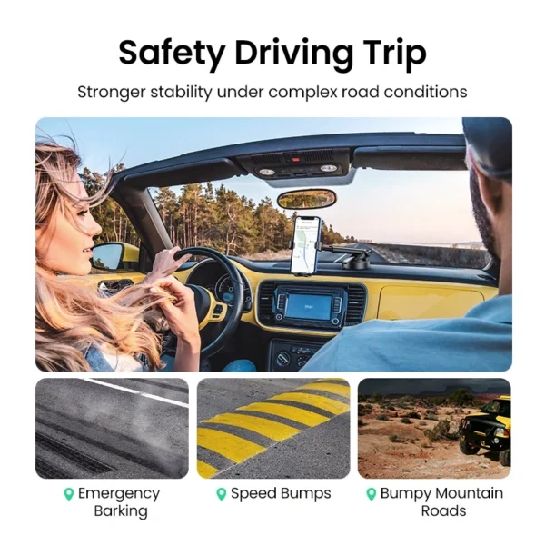 UGREEN Gravity Phone Holder with Suction Cup - Image 11