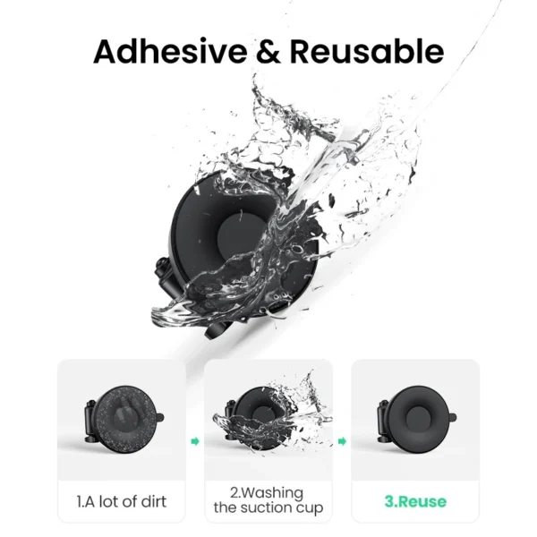UGREEN Gravity Phone Holder with Suction Cup - Image 7
