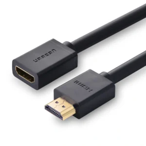 UGREEN HDMI 4K Male to Female Extension Cable – Black (HD107 - 10146)