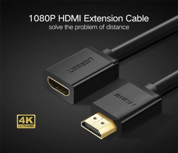 UGREEN 5M HDMI 4K Male to Female Extension Cable - Image 3
