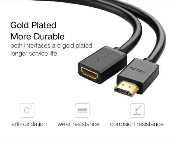 UGREEN 5M HDMI 4K Male to Female Extension Cable - Image 8