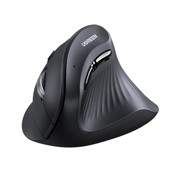 UGREEN Multi-Mode Wireless Vertical Mouse – Black (MU008 - 25444)