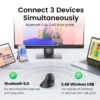 UGREEN Multi-Mode Bluetooth + Wireless Vertical Mouse - Image 8