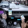 UGREEN 75W Dual Port Car Charger with Retractable Cable - Image 3