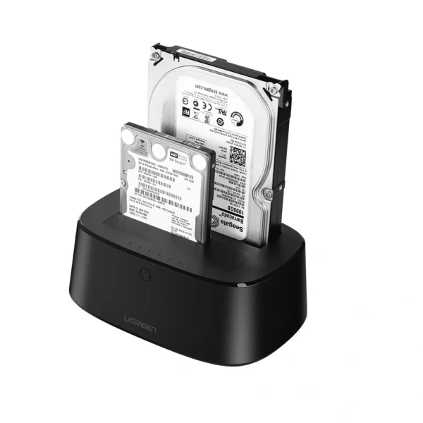 UGREEN USB 3.0 to SATA Dual-Bay Hard Drive Docking Station - Image 2