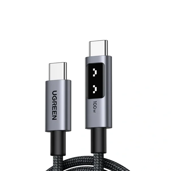 UGREEN UNO 100W 5A Max 2 Meter Type-C to Type-C PD Fast Charging Cable – L509 - 35512