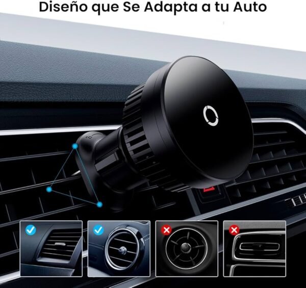 Baseus MagPro Series 15W Magnetic Wireless Charging Car Mount - Image 6