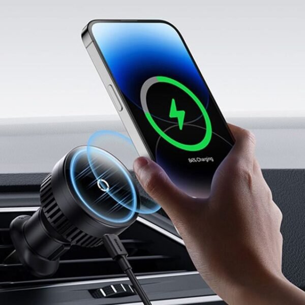 Baseus MagPro Series 15W Magnetic Wireless Charging Car Mount - Image 4