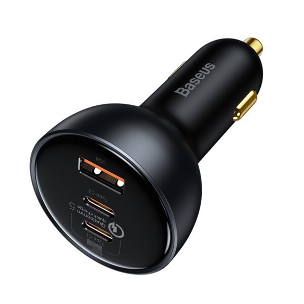 Baseus 160W Qualcomm® Quick Charge™ 5 Car Charger - Image 2