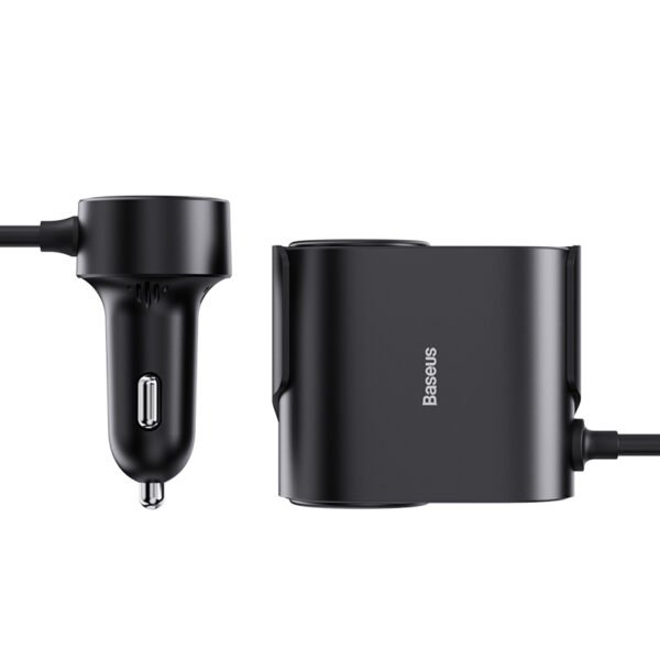 Baseus High Efficiency Pro 30W 1-for-2 Car Cigarette Lighter - Image 3