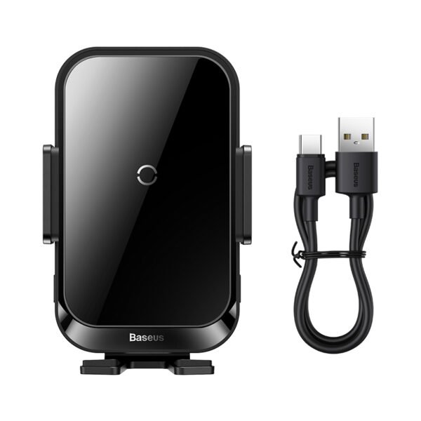 Baseus Halo Electric 15W Wireless Charging Car Mount - Image 4