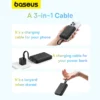 Baseus Magnetic Mini 10000mAh 20W Wireless Power Bank with Built-in Lightning Cable - Image 6