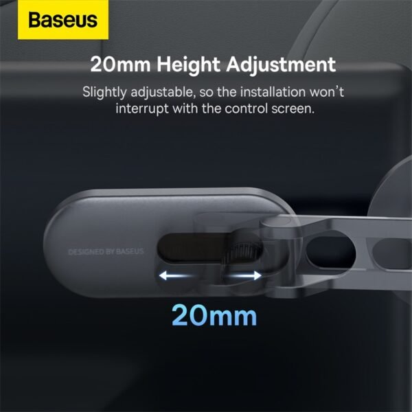 Baseus T-Space Series Folding Magnetic Metal Car Mount - Image 5