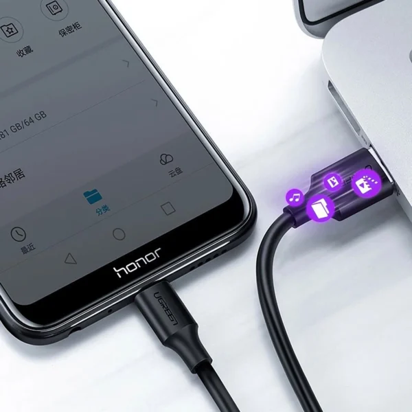 UGREEN 2A Max 0.25m USB to Micro Cable - Image 9