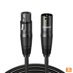 UGREEN 10 Meter Cannon Male (XLR) to Female (XLR) Microphone Extension Audio Cable – AV130 – 20714