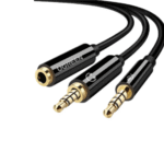UGREEN 3.5mm Female to 2 Male Audio Cable with ABS Casing - 20898