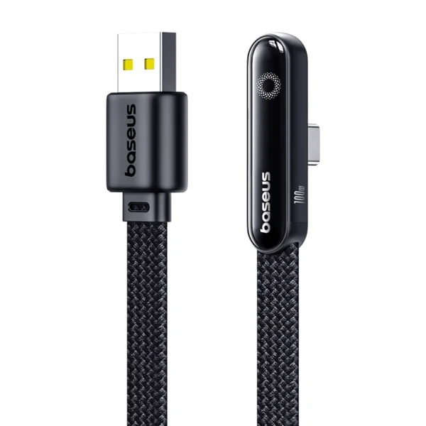 Baseus MVP 3 100W 2 Meter USB-A to USB-C Fast Charging Cable – Cosmic Black (P10382502121-01)