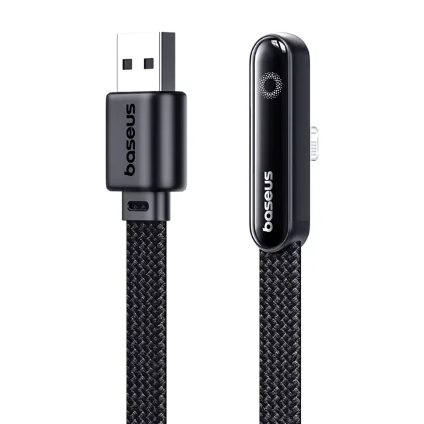 Baseus MVP 3 USB to Lightning 2 Meter 2.4A Fast Charging Cable – Cosmic Black (P10382503121-01)