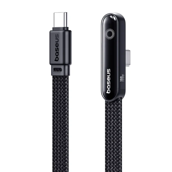Baseus MVP 3 100W 2 Meter Type-C to Type-C Fast Charging Cable – Cosmic Black (P10382500121-01)