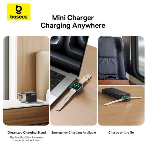 Baseus MagPro 2.5W Wireless Charger for E-Watch - Image 8