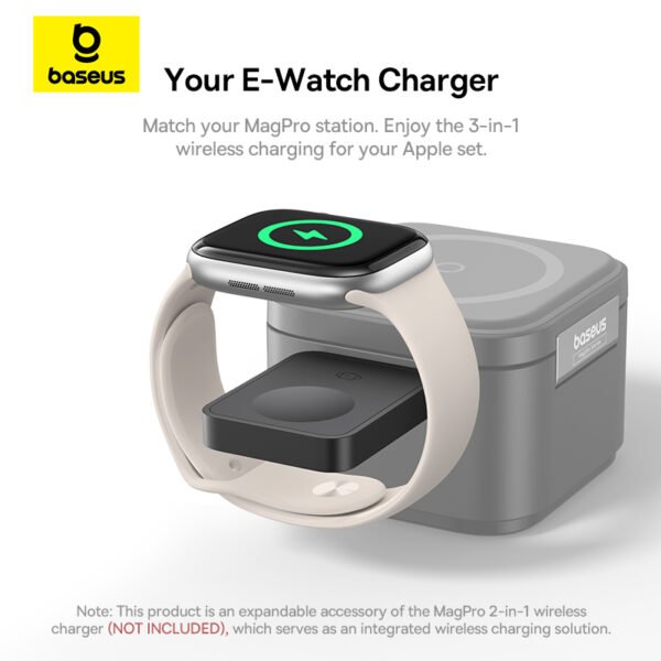 Baseus MagPro 2.5W Wireless Charger for E-Watch - Image 7