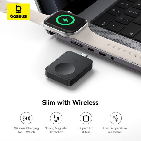Baseus MagPro 2.5W Wireless Charger for E-Watch - Image 11