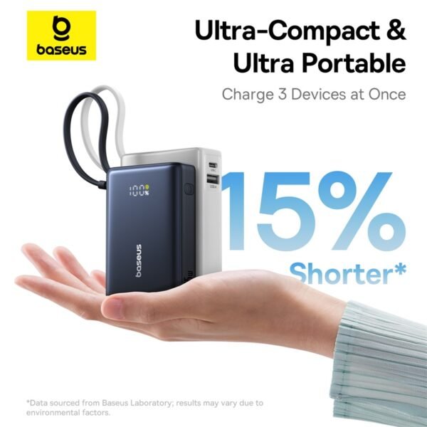 Baseus PicoGo 45W 10000mAh Fast Charging Power Bank - Image 8