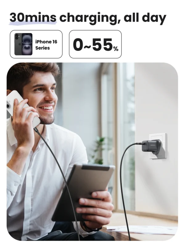UGREEN 30W GaN Type-C Fast Charger - Image 4
