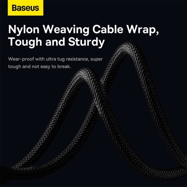 Baseus StarSpeed One-for-Three USB to M+L+C Cable - Image 6