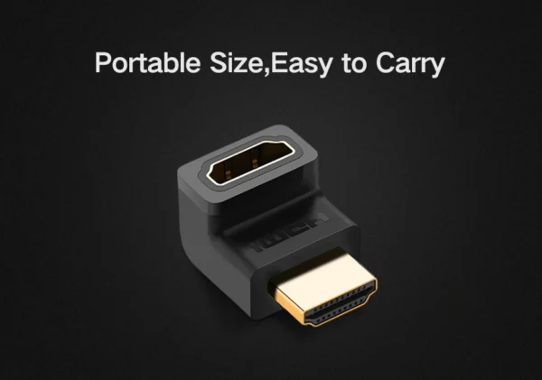 UGREEN HDMI 4K Male to Female Up-angled Connector - Image 4