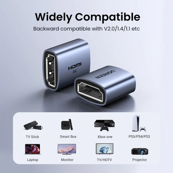 UGREEN HDMI 8K Female to Female Connector - Image 2