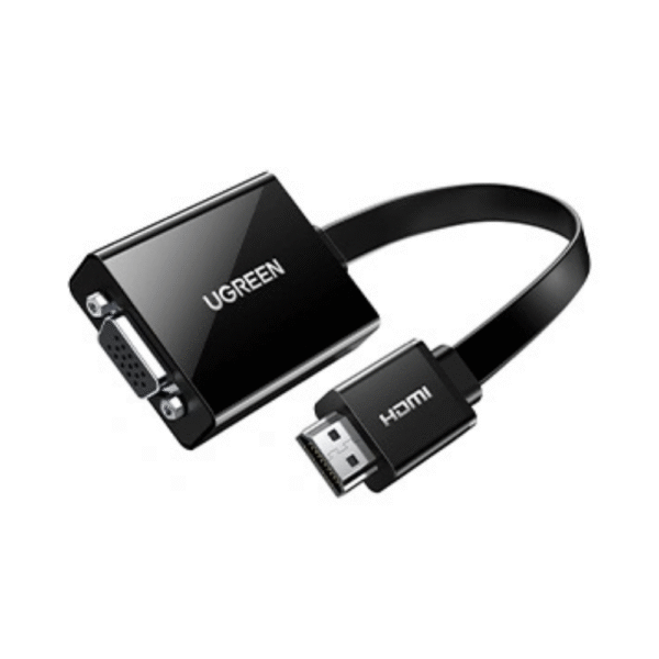 UGREEN HDMI To VGA + 3.5mm Audio With Power Port Converter 25cm – MM103 - 40248