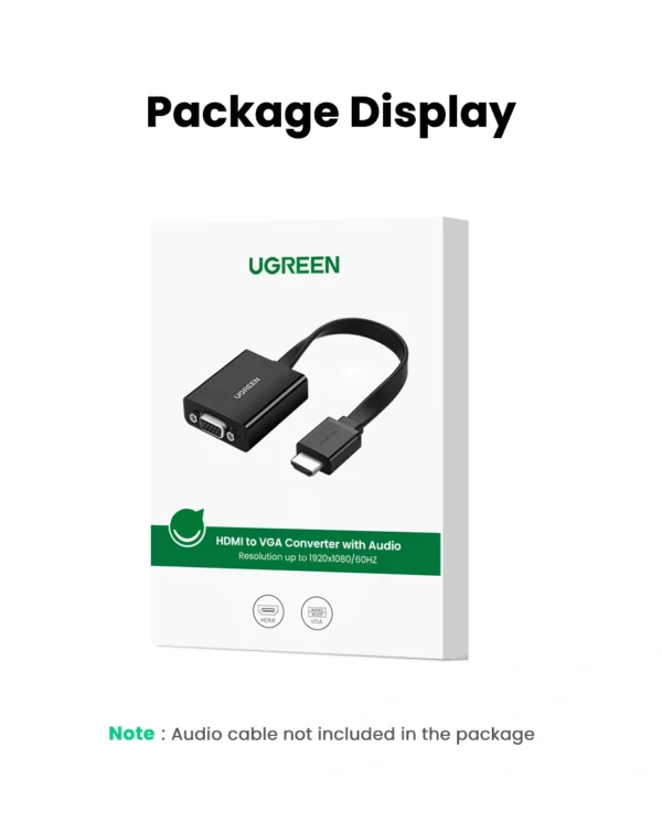 UGREEN HDMI To VGA + 3.5mm Audio Converter - Image 11