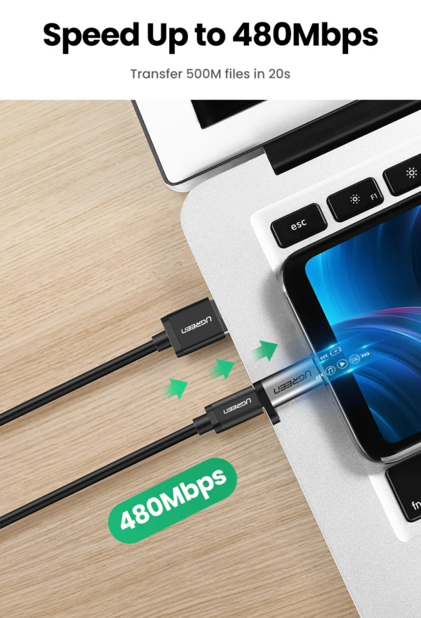 UGREEN Micro USB Male to Type-C Female Adapter - Image 3