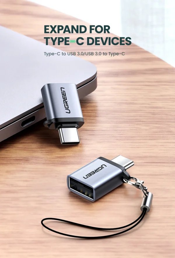 UGREEN Type-C 3.1 to USB 3.0 OTG Adapter - Image 2