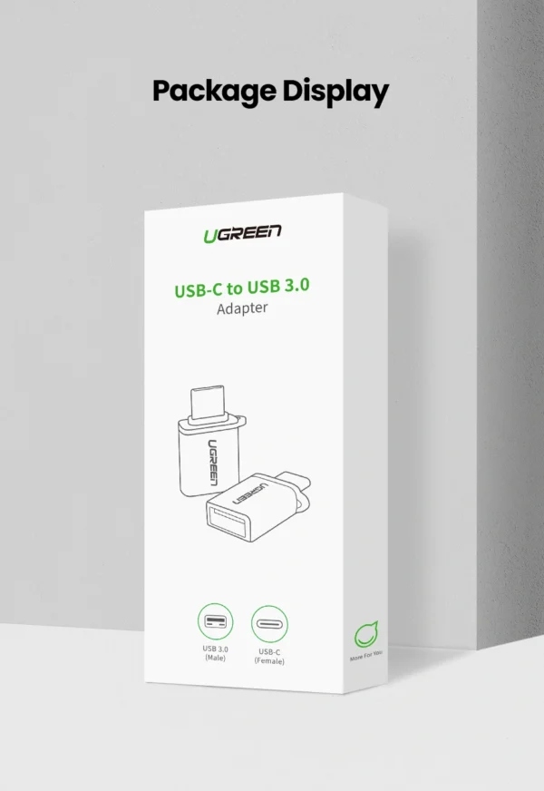 UGREEN Type-C 3.1 to USB 3.0 OTG Adapter - Image 3