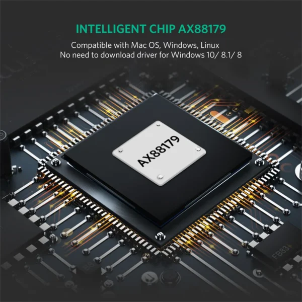 UGREEN Type-C to 1000Mbps Gigabit Ethernet Adapter - Image 6