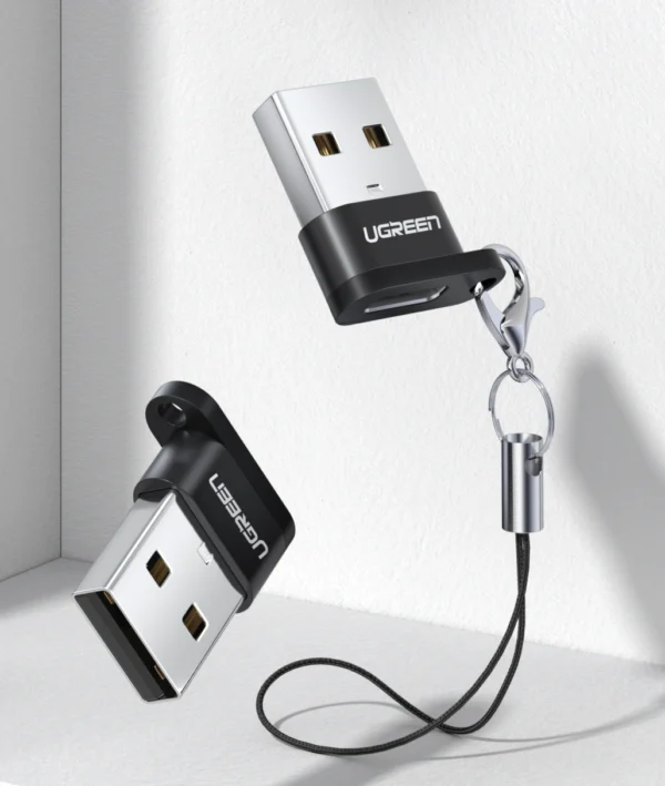 UGREEN USB 2.0 Male to Type-C Female Adapter - Image 2