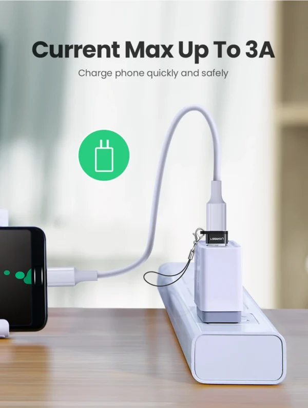 UGREEN USB 2.0 Male to Type-C Female Adapter - Image 5