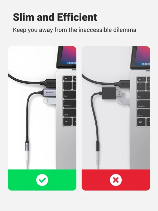 UGREEN USB 2.0 to 3.5mm Audio Adapter - Image 4
