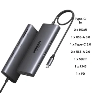 UGREEN 10-in-1 Type-C Multifunction Hub