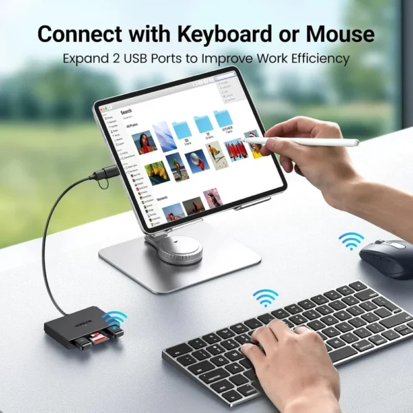 UGREEN 4-in-1 Type-C + USB Card Reader - Image 8