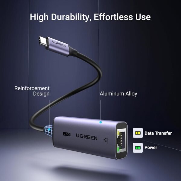 UGREEN USB-C to RJ45 2.5G Ethernet Adapter - Image 5